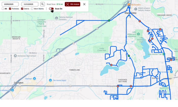 Hazard locations and details